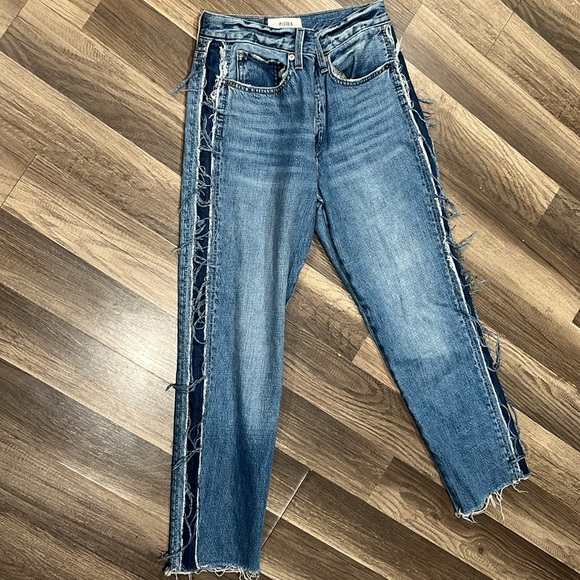 Pistola button fly raw edge denim jeans - Picture 4 of 13